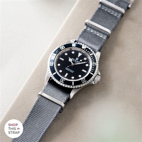 rolex submariner tropic strap|rolex submariner on nato strap.